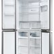 Haier Cube 83 Serie 3 HCR3818EWMM frigorifero side-by-side Libera installazione 463 L E Platino, Acciaio inox 8