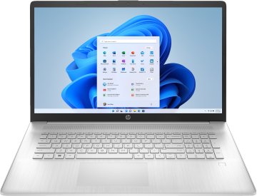 HP 17-cn2009nl Intel® Core™ i5 i5-1235U Computer portatile 43,9 cm (17.3") Full HD 8 GB DDR4-SDRAM 512 GB SSD Wi-Fi 5 (802.11ac) Windows 11 Home Argento