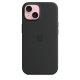 Apple Custodia MagSafe in silicone per iPhone 15 - Nero 3