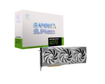 MSI GAMING GeForce RTX 4070 X SLIM BIANCO 12G NVIDIA 12 GB GDDR6X