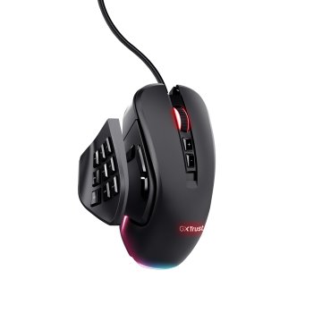 Trust GXT 970 Morfix mouse Giocare Mano destra USB tipo A Ottico 10000 DPI