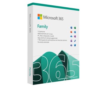 Microsoft 365 Family 1 licenza/e Abbonamento ITA 1 anno/i