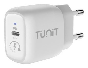 TUNIT TTWCPD30 Caricabatterie per dispositivi mobili Cuffie, Computer portatile, Smartphone, Orologio intelligente, Tablet Bianco AC Interno