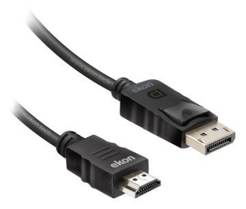 Ekon ECVHDMI30METG cavo HDMI 1,8 m HDMI tipo A (Standard) Nero