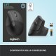 Logitech Lift Mouse Ergonomico Verticale, Senza Fili, Ricevitore Bluetooth o Logi Bolt USB, Clic Silenziosi, 4 Tasti, Compatibile con Windows / macOS / iPadOS, Laptop, PC. Grafite 13