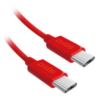 SBS TECABLETISSUETCCB cavo USB 1,5 m USB 2.0 USB C Rosso