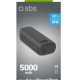 SBS TTBB5000MINIK batteria portatile Ioni di Litio 5000 mAh Nero 3