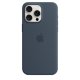 Apple Custodia MagSafe in silicone per iPhone 15 Pro Max - Blu Tempesta 4