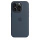 Apple Custodia MagSafe in silicone per iPhone 15 Pro - Blu Tempesta 5