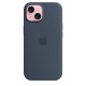 Apple Custodia MagSafe in silicone per iPhone 15 - Blu Tempesta 3