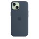 Apple Custodia MagSafe in silicone per iPhone 15 - Blu Tempesta 4