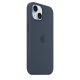 Apple Custodia MagSafe in silicone per iPhone 15 - Blu Tempesta 6