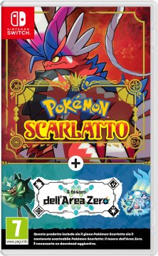 Nintendo Pokémon Scarlatto + pack espansione Il Tesoro dell’Area Zero