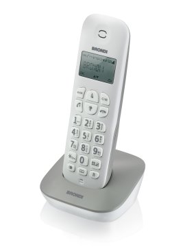 Brondi Gala Telefono DECT Identificatore di chiamata Grigio, Bianco