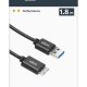 Ekon ECITUSBMICB18MMK cavo USB USB 3.2 Gen 1 (3.1 Gen 1) 1,8 m USB A Micro-USB B Nero 3