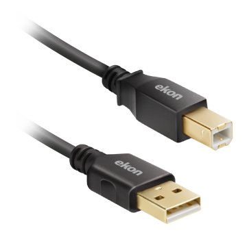 Ekon ECITUSB50ABMMG cavo USB USB 2.0 5 m USB A USB B Nero