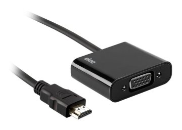 Ekon ECVADHDMIVGAMF cavo e adattatore video 0,1 m HDMI tipo A (Standard) VGA (D-Sub) Nero