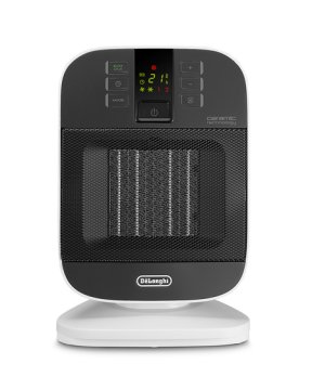 De’Longhi HFX60V20 Interno Nero, Bianco 2000 W Riscaldatore ambiente elettrico con ventilatore