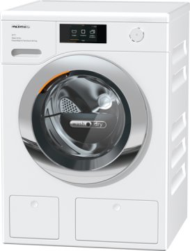 Miele WTR860 WPM PWash & TDos 8/5 kg lavasciuga Libera installazione Caricamento frontale Bianco D