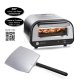 Macom 884 macchina e forno per pizza 1 pizza(e) 1700 W Nero, Acciaio inox 34