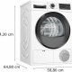 Bosch Serie 6 Asciugatrice a pompa di calore , 8 kg, Cl. A++, con filtro EasyClean 10