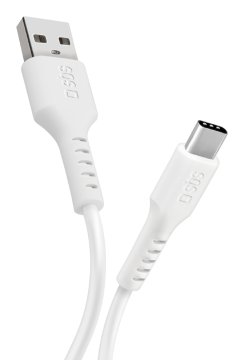 SBS TECABLEMICROC10W cavo USB USB 2.0 1 m USB A USB C Bianco