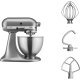 KitchenAid 5K45SSESL sbattitore Sbattitore con base 275 W Argento, Acciaio inox 2