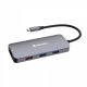 Verbatim CMH-09 USB tipo-C 10000 Mbit/s Argento 5