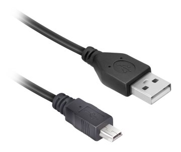 Ekon ECITUSBMINI30MMK cavo USB USB 2.0 3 m USB A Mini-USB A Nero