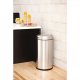 simplehuman CW1442 bidone per la spazzatura 55 L Rotondo Stainless steel 5