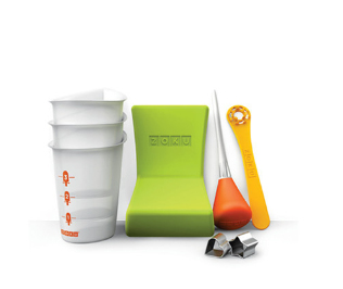 Zoku Eis Tablett, Becher, Stab, Formen Quick, Eis-Kreationnen Quick Pop Maker,