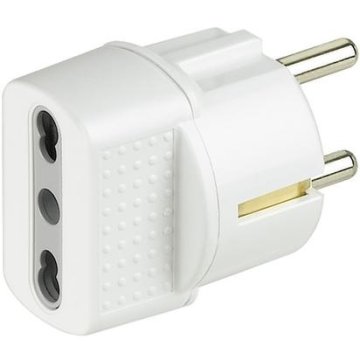 bticino S3625D adattatore per presa di corrente Tipo C (Europlug) Bianco