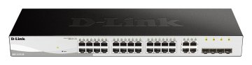 D-Link DGS-1210-28 switch di rete Gestito L2/L2+ 1U Nero