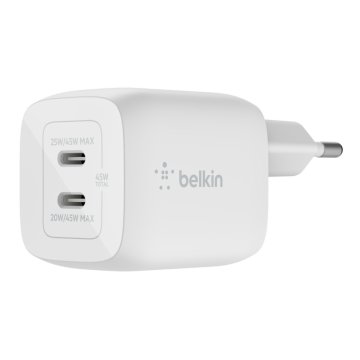 Belkin WCH011vfWH Computer portatile, Smartphone, Tablet Bianco AC Ricarica rapida Interno