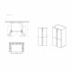 Haier Cube 90 Serie 5 HCR5919ENMP frigorifero side-by-side Libera installazione 528 L E Platino, Acciaio inossidabile 45