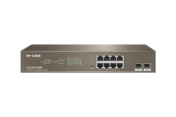 IP-COM Networks G3310P-8-150W switch di rete Gestito L2 Gigabit Ethernet (10/100/1000) Supporto Power over Ethernet (PoE) Grigio