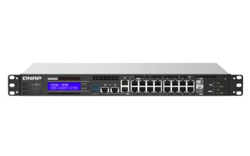 QNAP QGD-1602 Gestito L2 Gigabit Ethernet (10/100/1000) 1U Nero, Grigio