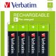 Verbatim 49517 batteria per uso domestico Batteria ricaricabile Stilo AA Nichel-Metallo Idruro (NiMH) 2