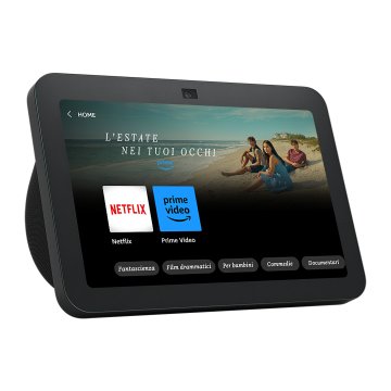 Amazon Echo Show 8 (3ª gen., modello 2023) | Schermo touch intelligente HD con audio spaziale, hub per Casa Intelligente e Alexa | Antracite