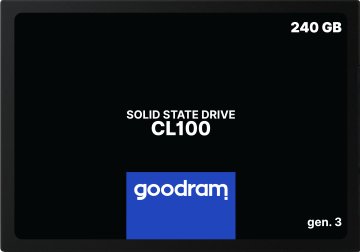 Goodram CL100 gen.3 240 GB 2.5" Serial ATA III 3D NAND