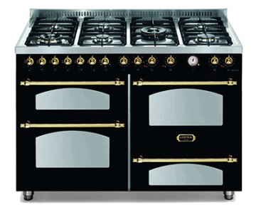 Lofra RNM126SMFET+MF/2AEO Cucina freestanding Elettrico Gas Nero A