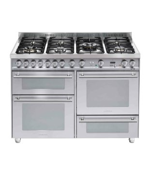 Lofra P126SMFET + DMFT / 2AEO Cucina freestanding Elettrico Gas Acciaio inox A