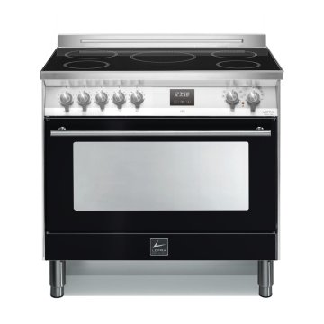 Lofra PNMG96WFMT/5I Cucina Elettrico Piano cottura a induzione Nero, Acciaio inox A