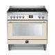 Lofra PBIG96WFMT/5I Cucina Elettrico Piano cottura a induzione Beige, Nero, Acciaio inox A 2