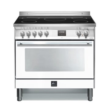 Lofra PBPG96WFMT/5I Cucina Elettrico Piano cottura a induzione Acciaio inox, Bianco A