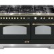 Lofra RNMD156MFT+MFT/AEOV cucina Cucina freestanding Elettrico Combi Nero A 2