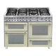 Lofra PBI126SMFET+DMFT/2AEO Cucina freestanding Elettrico Gas Avorio, Acciaio inox A 2