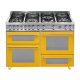 Lofra PG126SMFET+DMFT/2AEO Cucina freestanding Elettrico Gas Acciaio inox, Giallo A 2