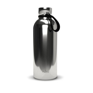 PURO PUWB500DW3STEEL borraccia Uso quotidiano 500 ml Acciaio inox Argento