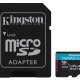 Kingston Technology Scheda microSDXC Canvas Go Plus 170R A2 U3 V30 da 1TB + adattatore 2